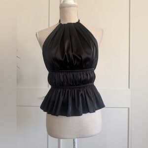 Onia Black Halter Top
